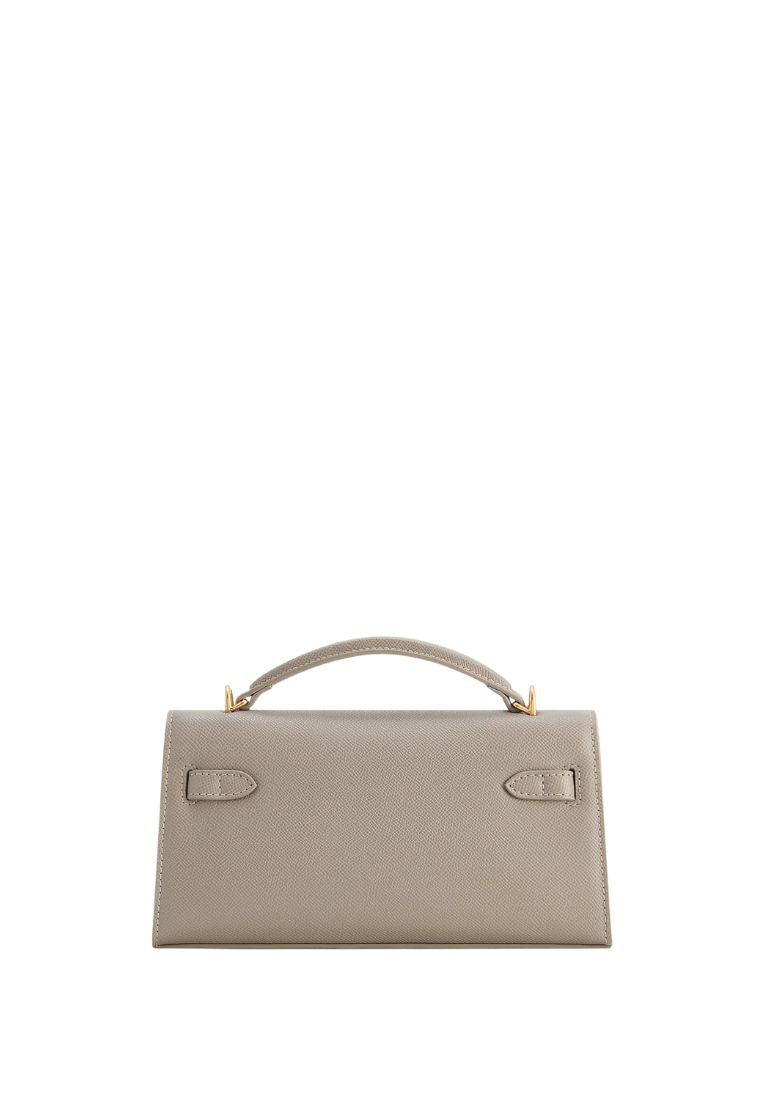 Noor Top Handle Bag - Elephant Gray