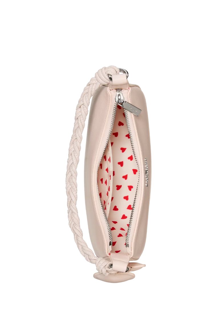 Nova Braided Strap Shoulder Bag Powdered Sugar
