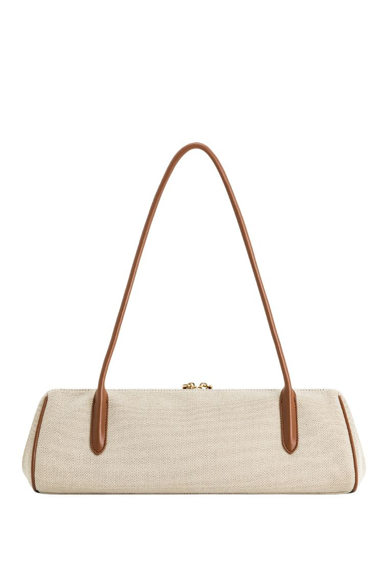 Nova Shoulder Bag - Brown Canvas