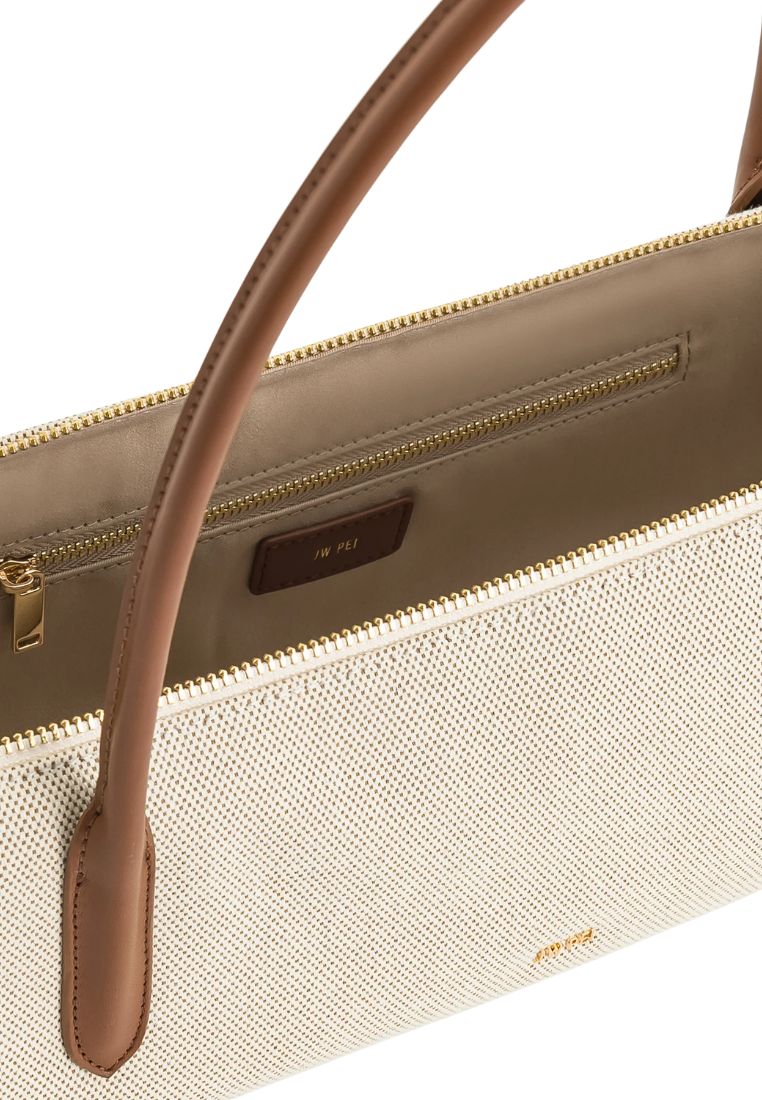 Nova Shoulder Bag - Brown Canvas