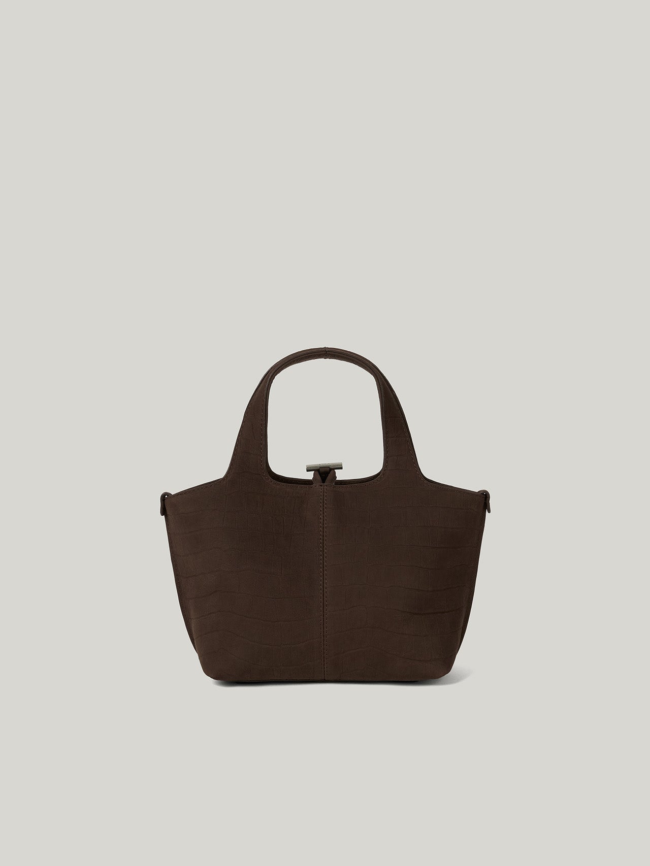 PANIER PETIT BAG nubuck pattern brown