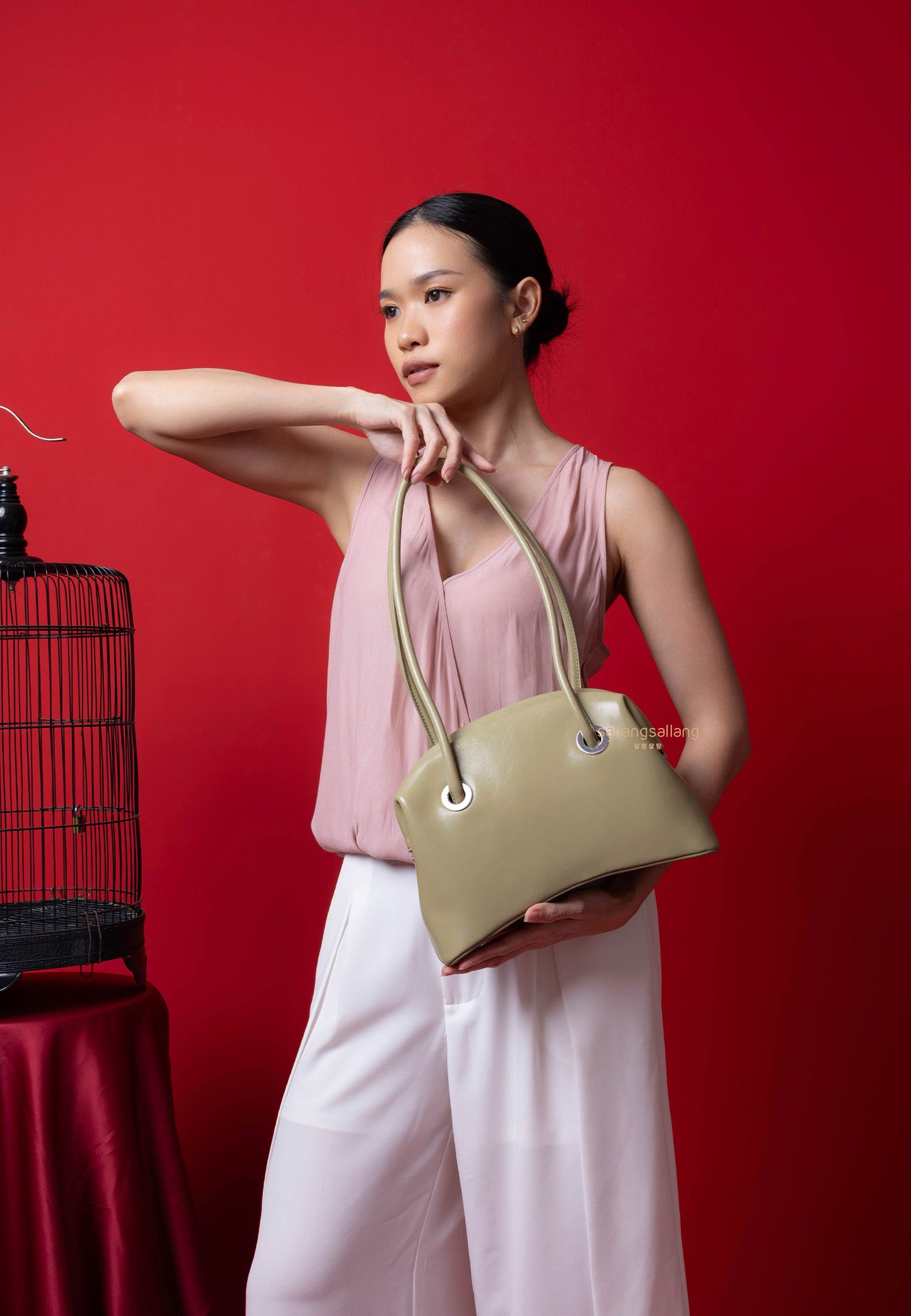 Circle Brot - Washed Sage Green