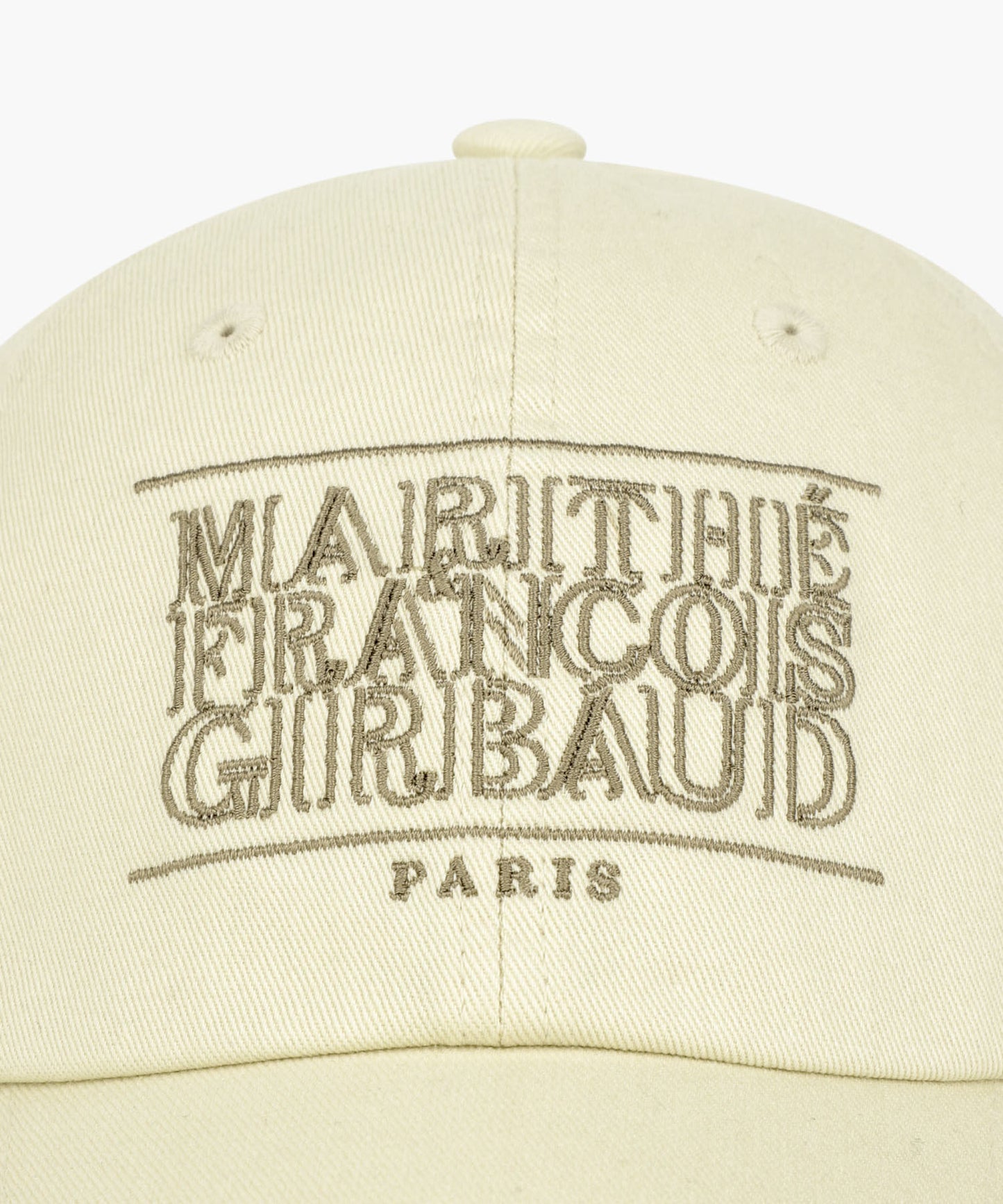 OUTLINE CLASSIC LOGO CAP ivory