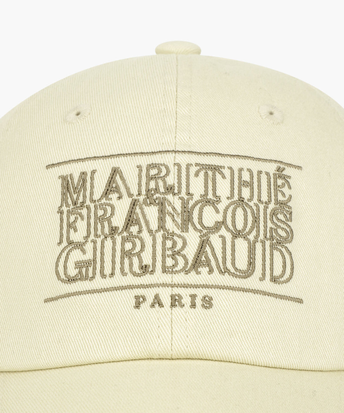 OUTLINE CLASSIC LOGO CAP ivory