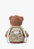 Oh What Fun 3D Teddy Bear Crossbody Multi