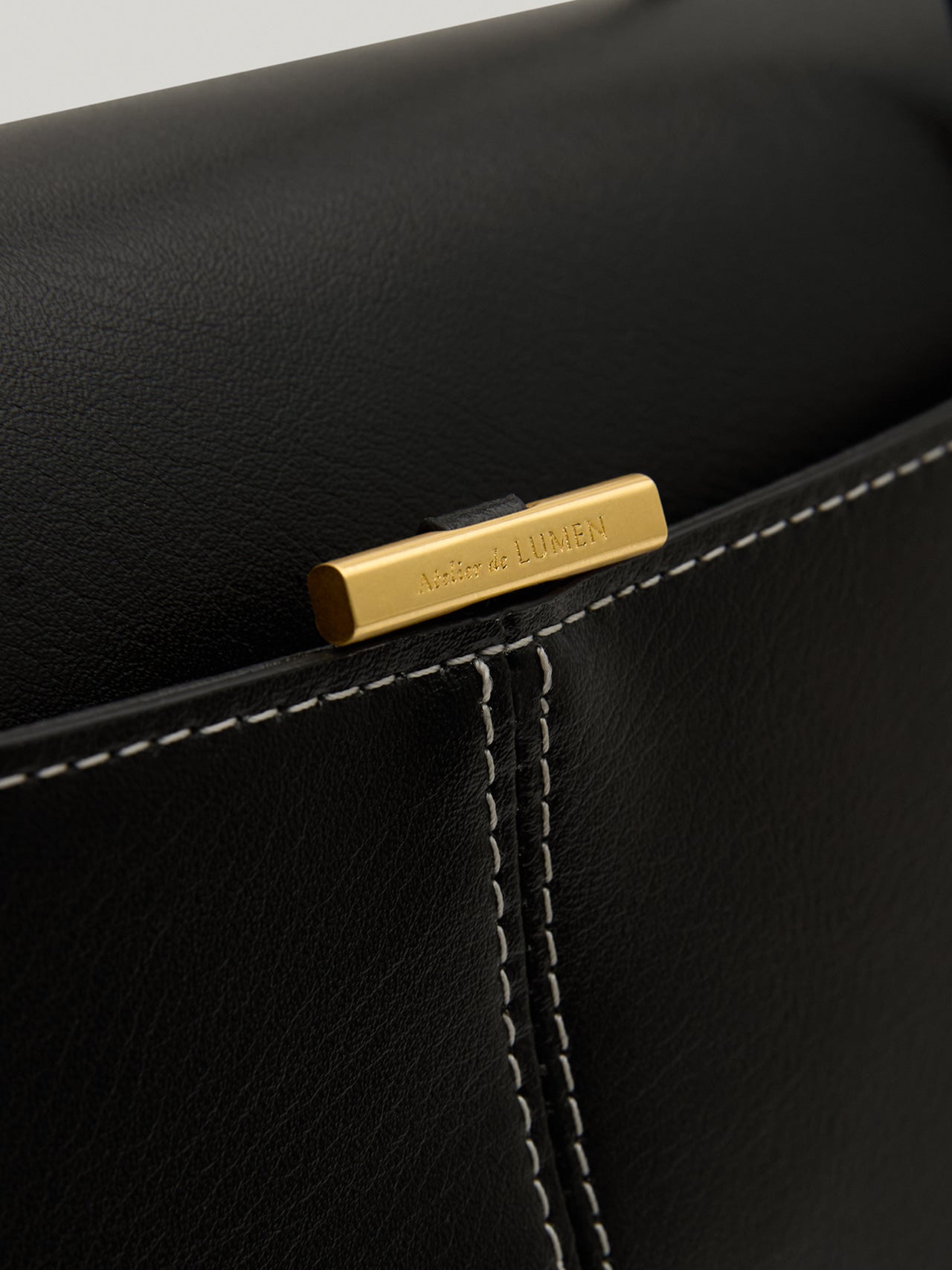 PANIER FLAP BAG soft black