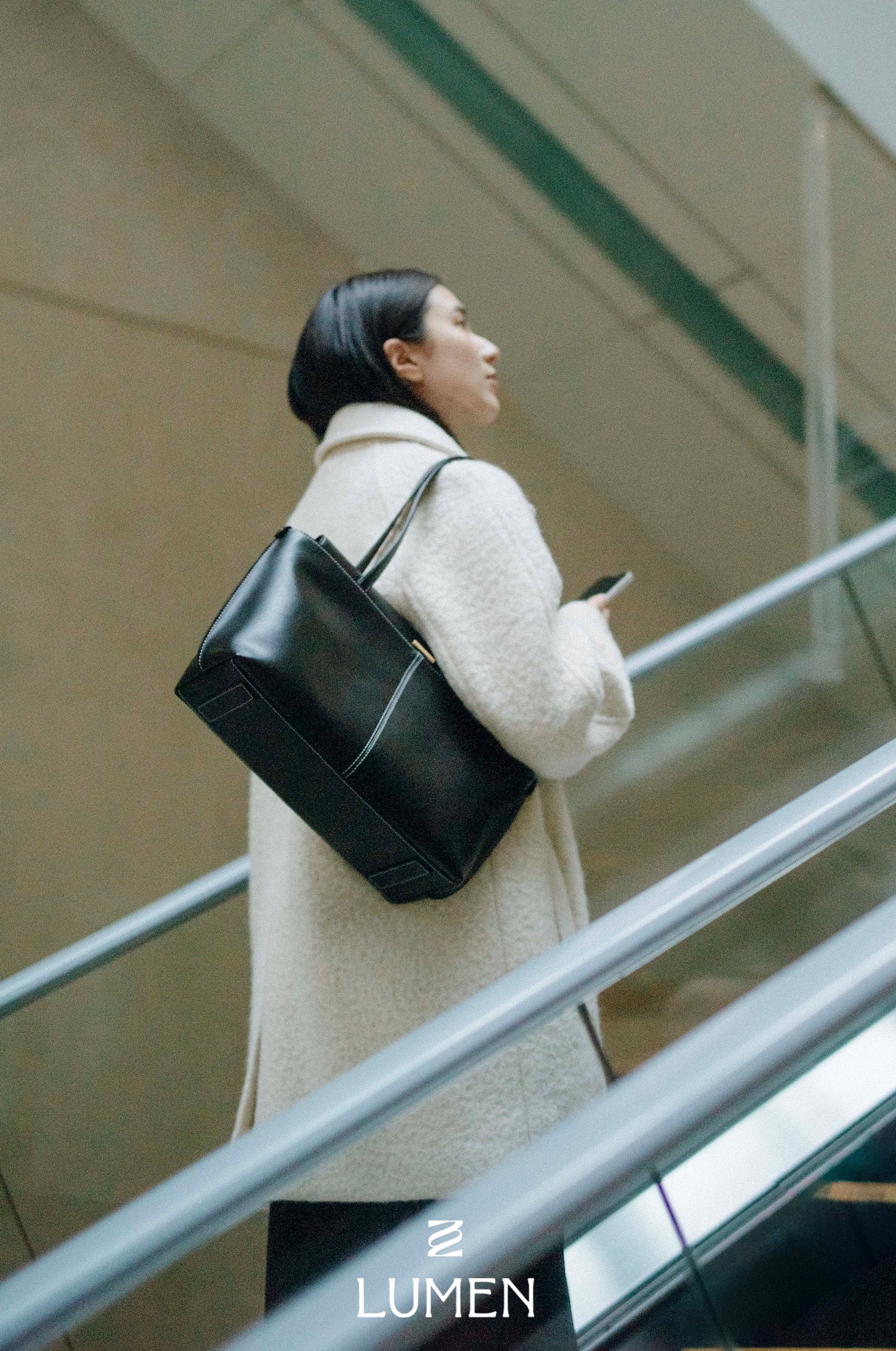 PANIER FLAP BAG soft black
