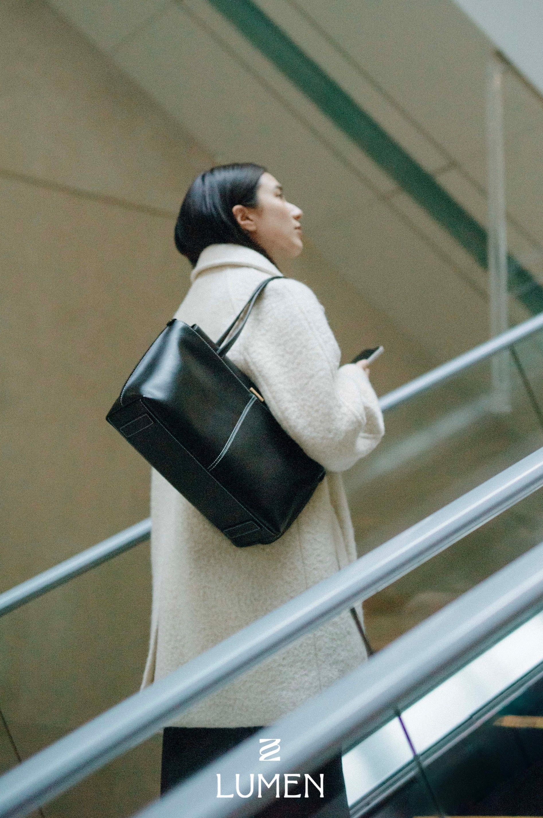 PANIER FLAP BAG soft black