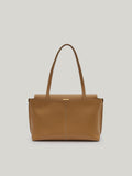 PANIER FLAP BAG tan brown
