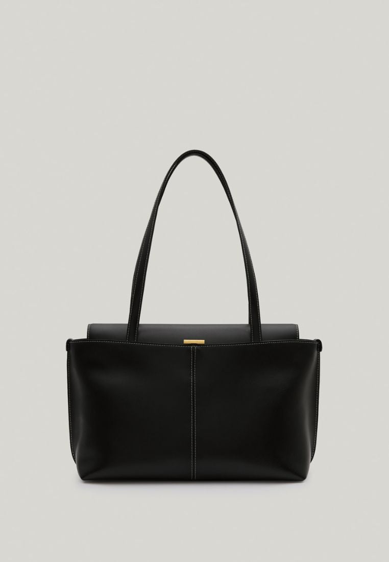PANIER FLAP BAG soft black