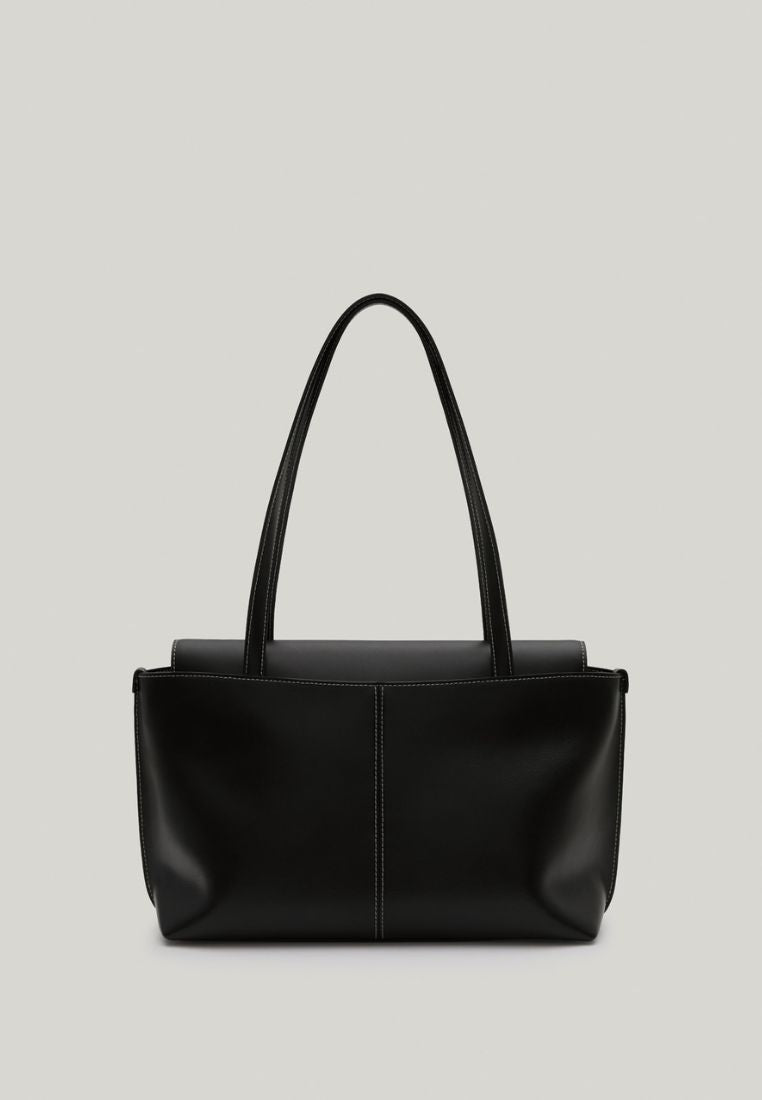 PANIER FLAP BAG soft black
