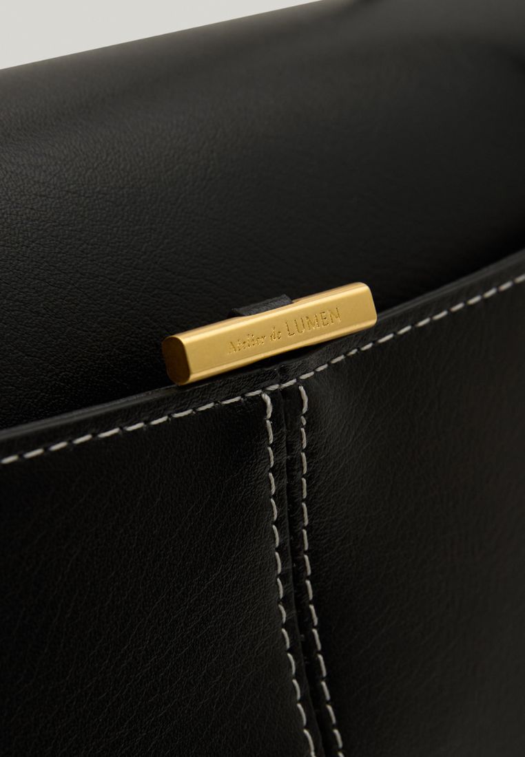 PANIER FLAP BAG soft black