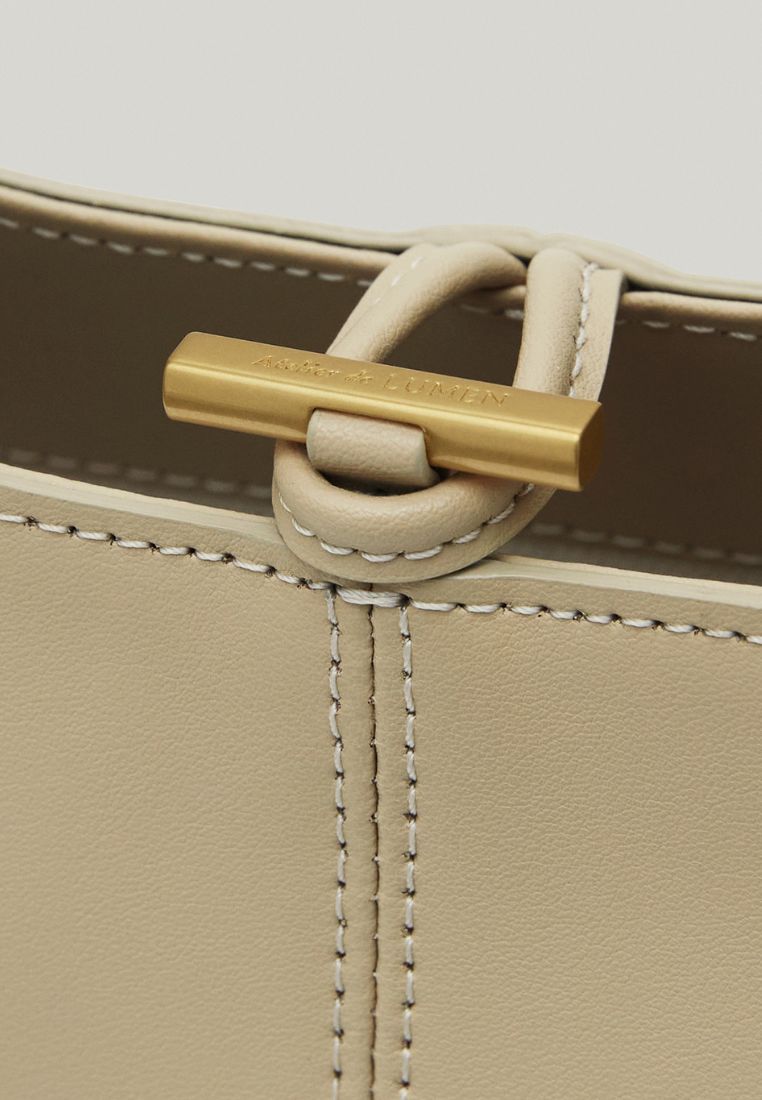 PANIER TOTE BAG egg beige