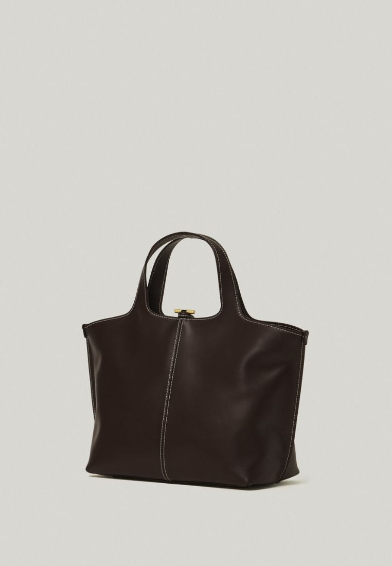 PANIER TOTE BAG organ brown