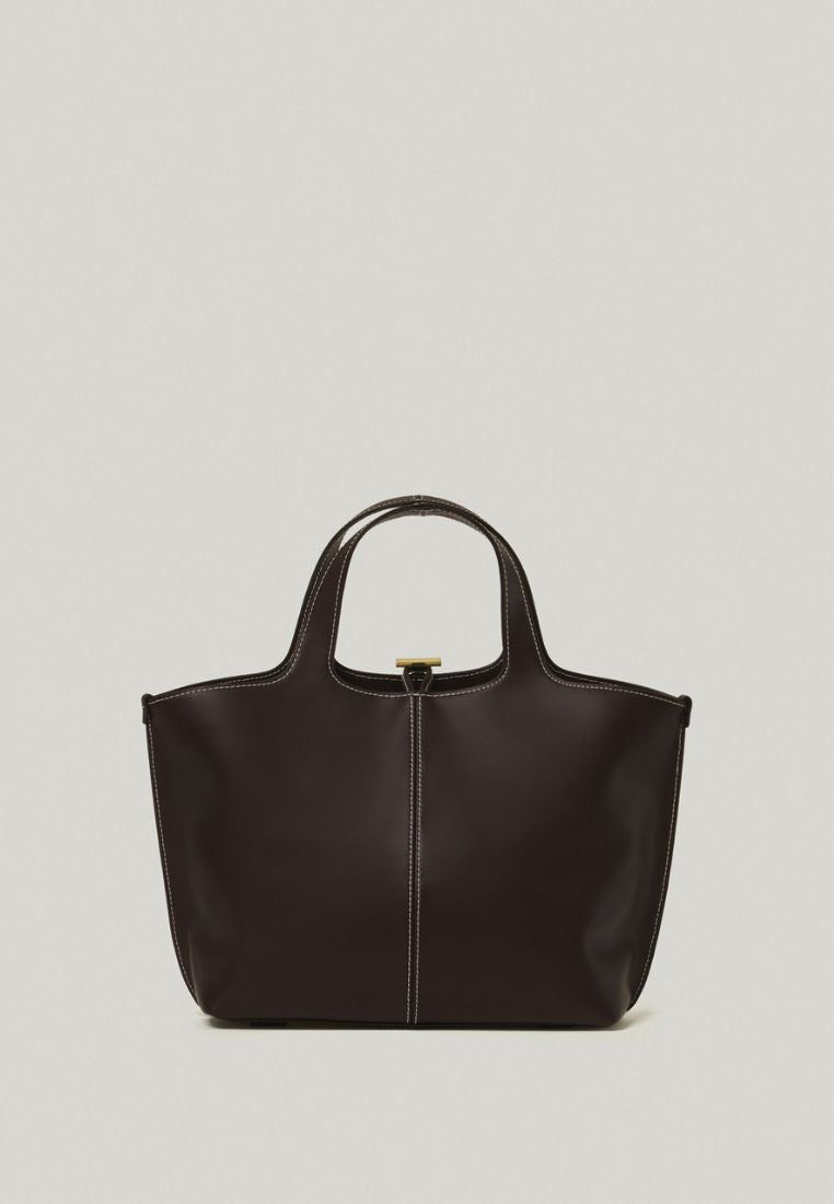 PANIER TOTE BAG organ brown