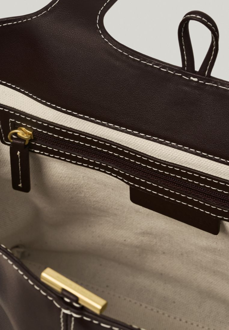 PANIER TOTE BAG organ brown