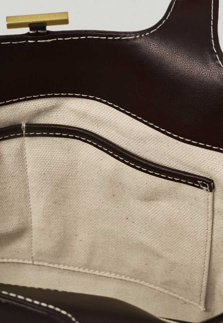 PANIER TOTE BAG organ brown