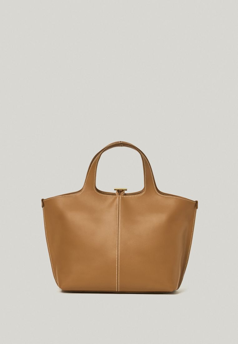 PANIER TOTE BAG tan brown