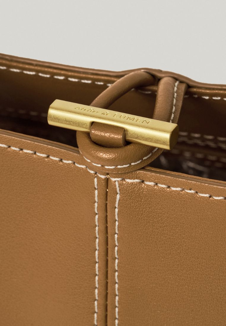 PANIER TOTE BAG tan brown