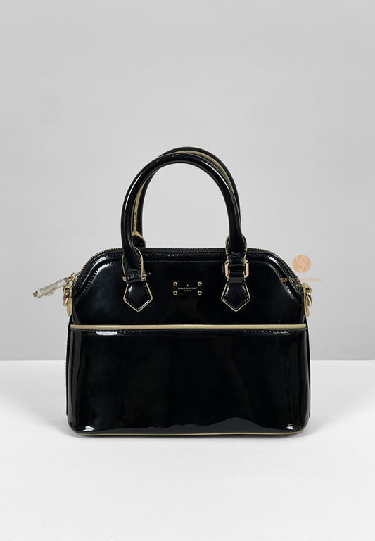 [DEFECT SALE 278] PAUL'S BOUTIQUE Mini Maisy Bag BLACK GLOSSY