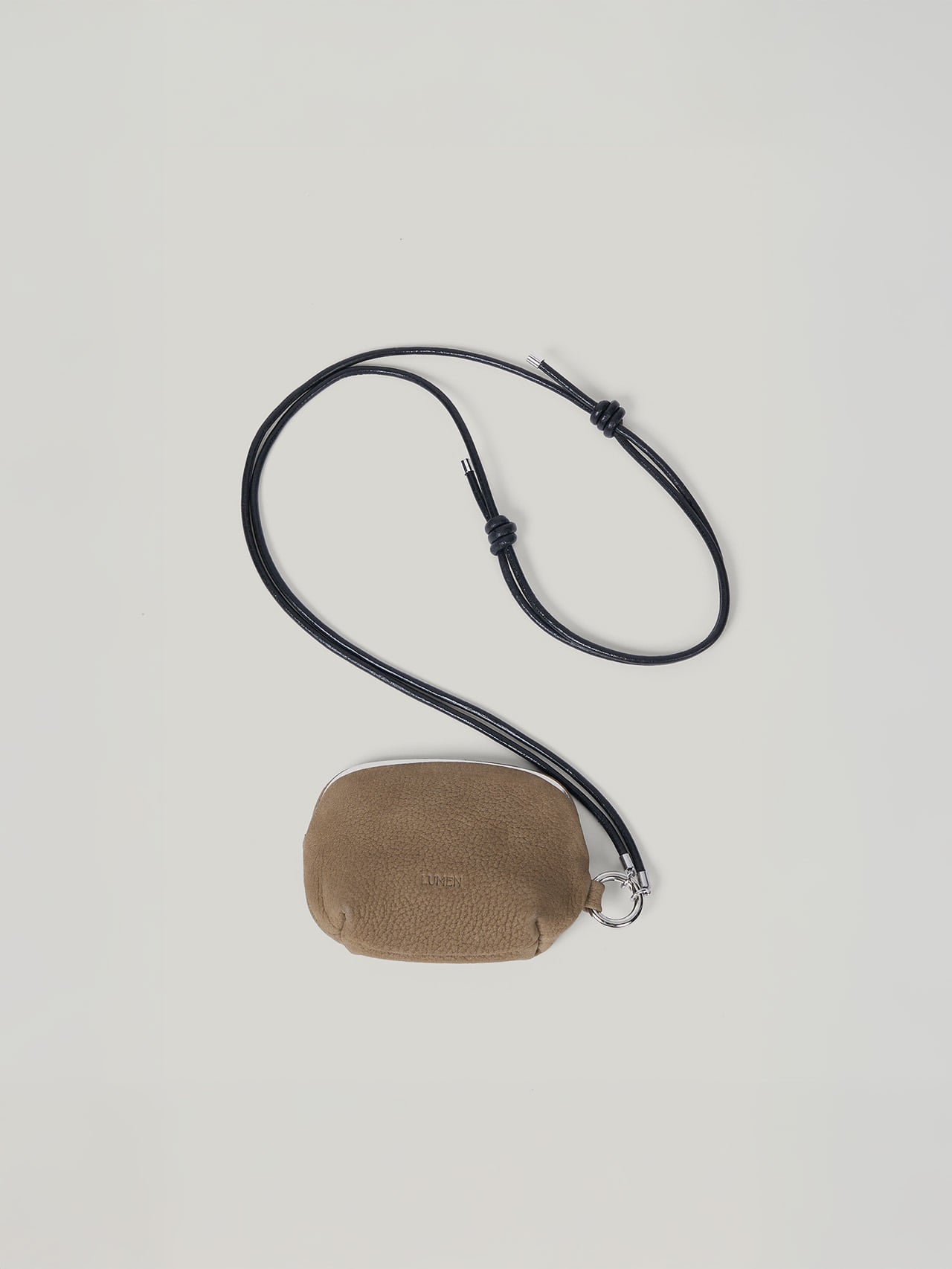PAVE FRAME CASE nubuck fawn