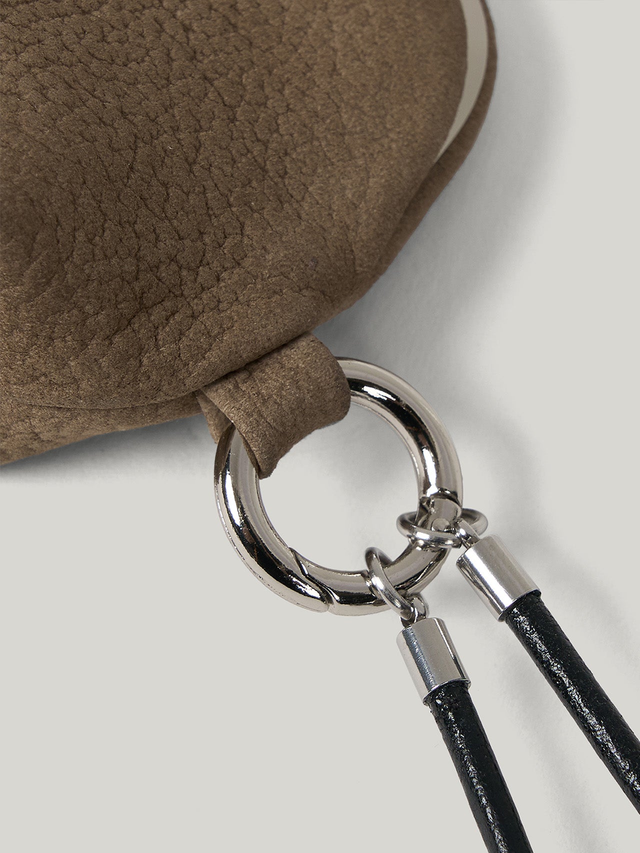 PAVE FRAME CASE nubuck fawn