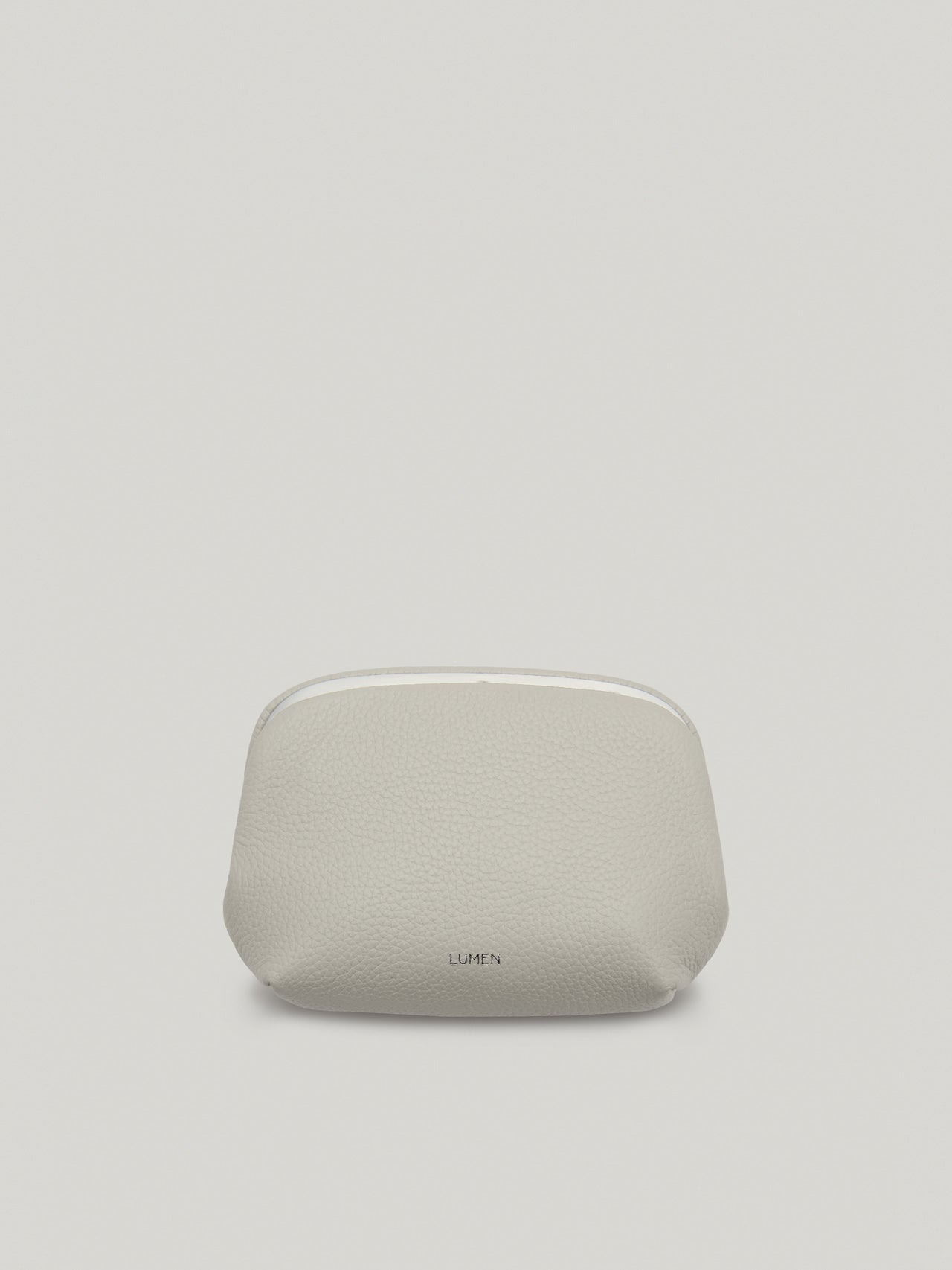 PAVE FRAME POUCH misty white