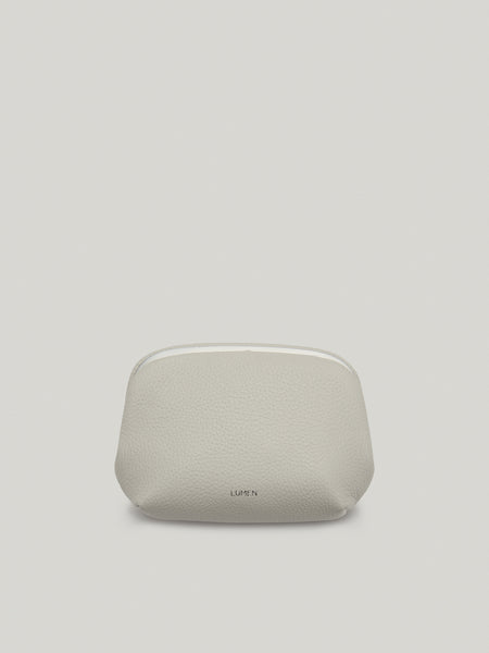 PAVE FRAME POUCH misty white