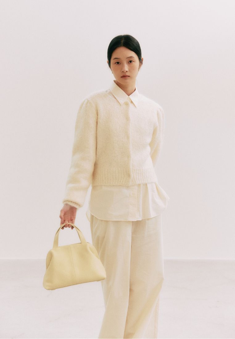 PAVE PETIT BAG hay yellow