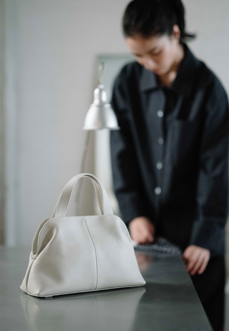 PAVE PETIT BAG misty white