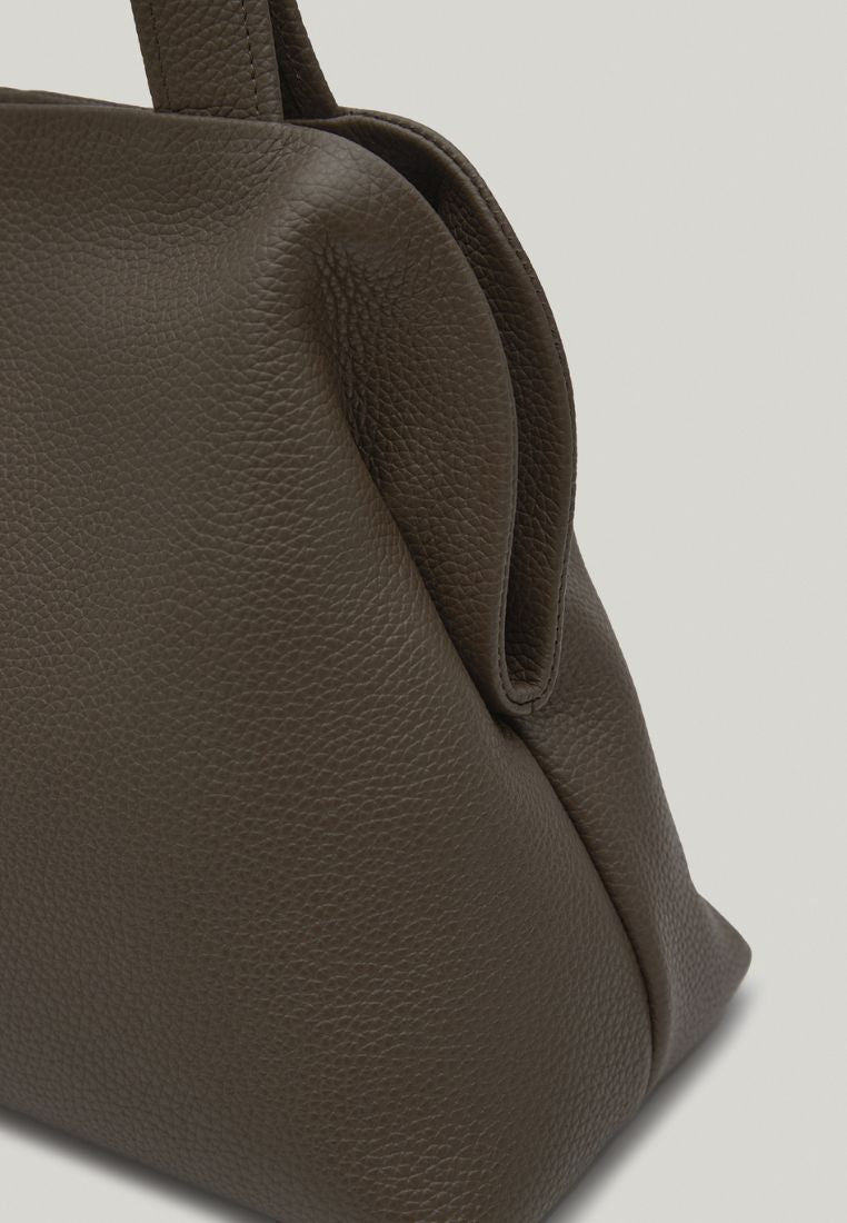 PAVE TOTE BAG mud brown
