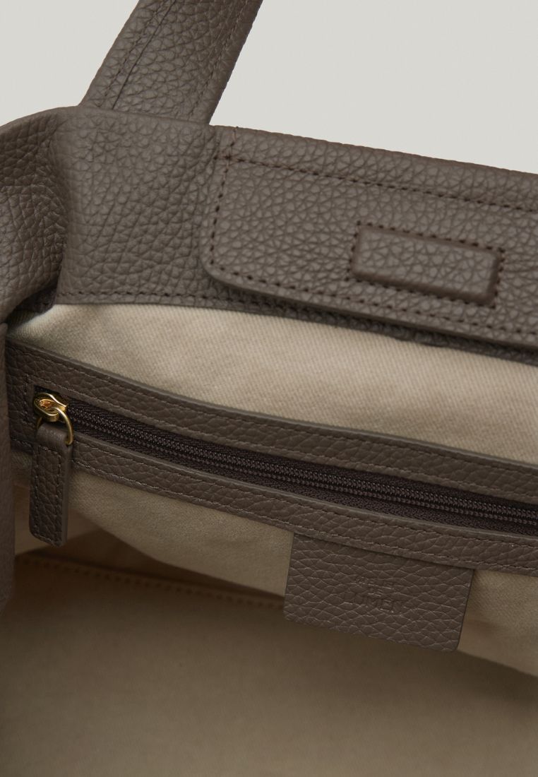 PAVE TOTE BAG mud brown