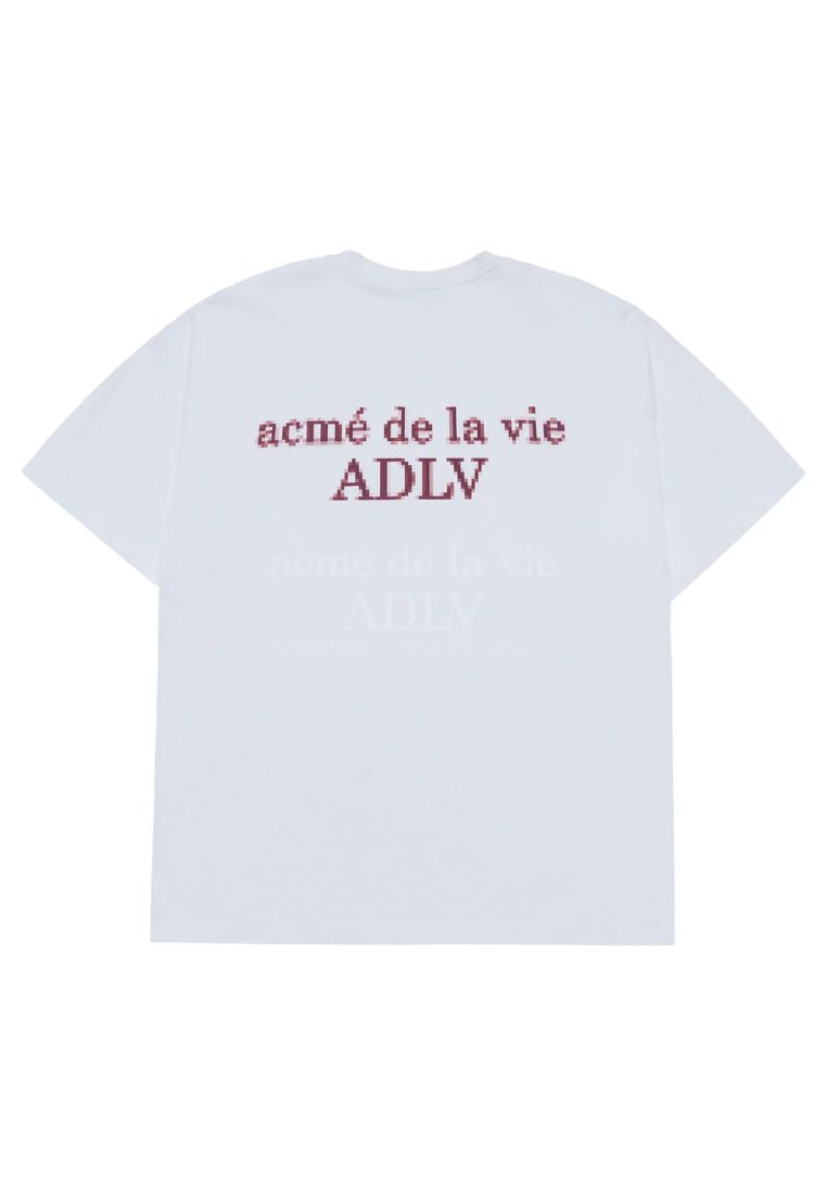 PIXEL BASIC LOGO Short Sleeve T-Shirt White