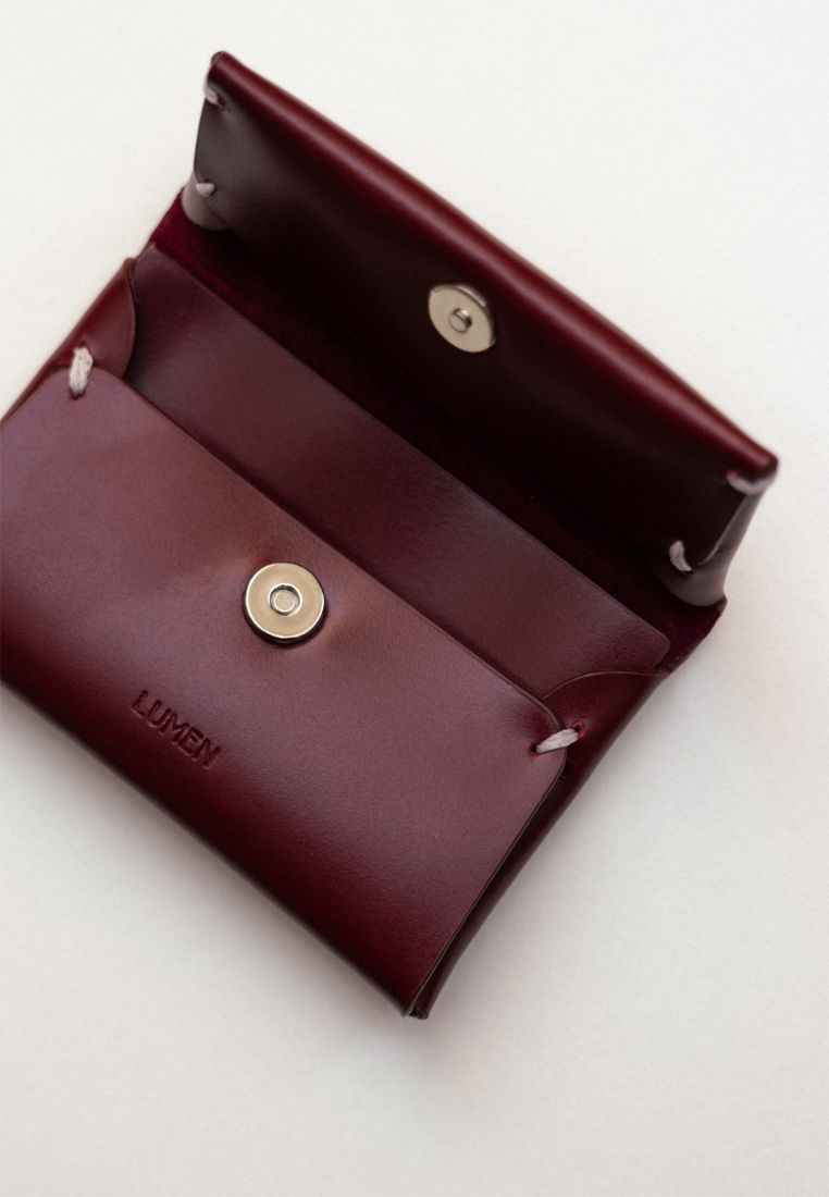 PLIER CARD HOLDER merlot red