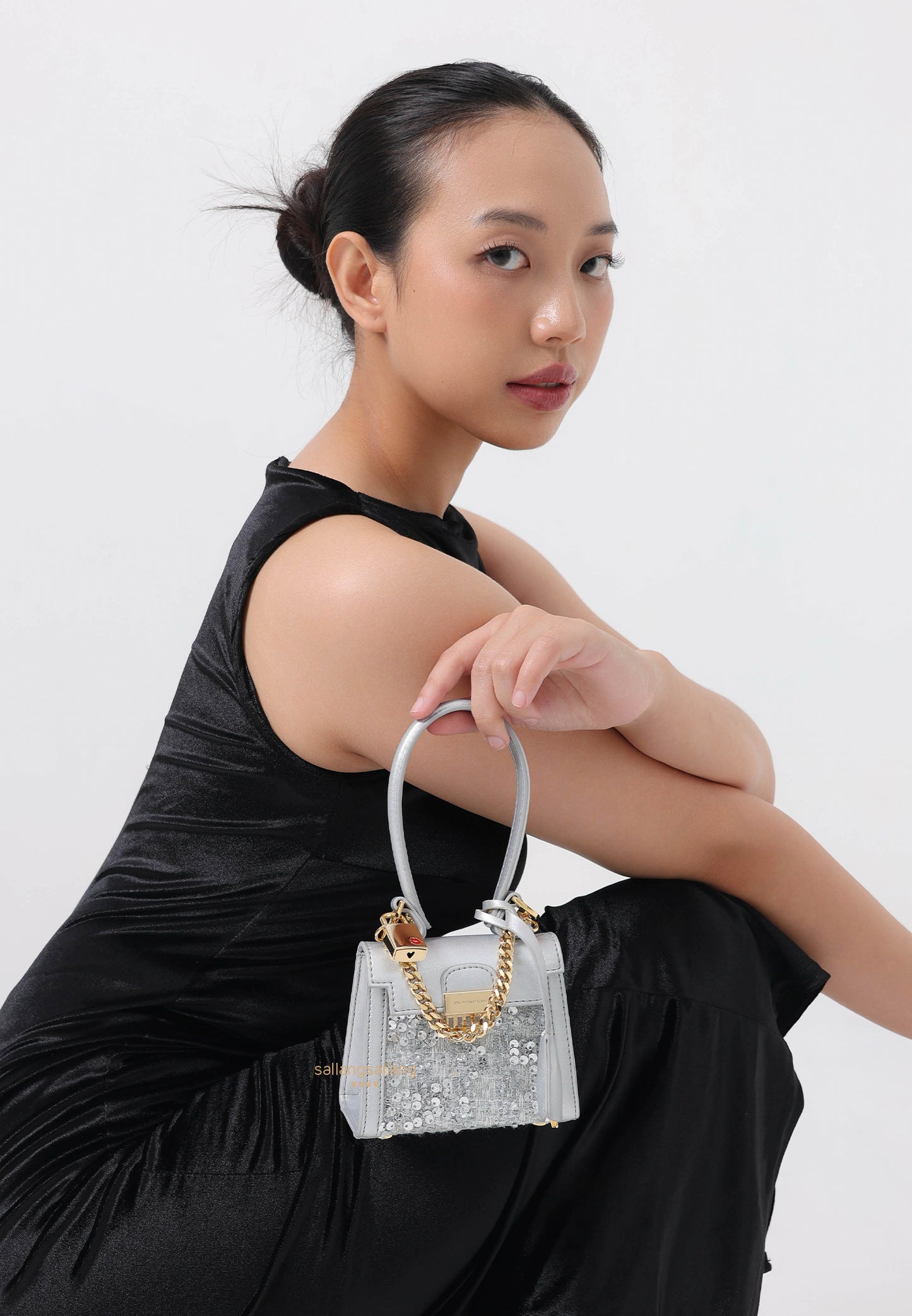 MICRO CANDY tweed silver