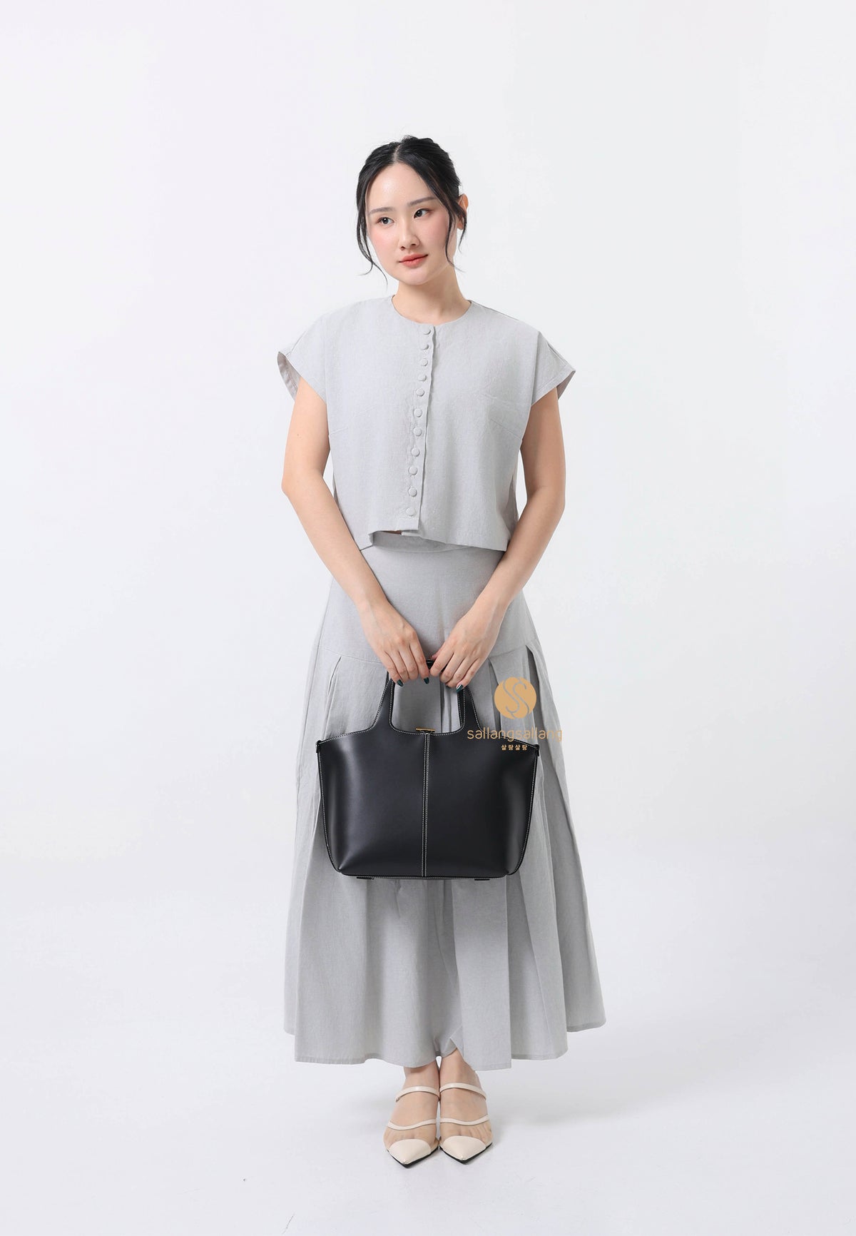 PANIER TOTE BAG soft black