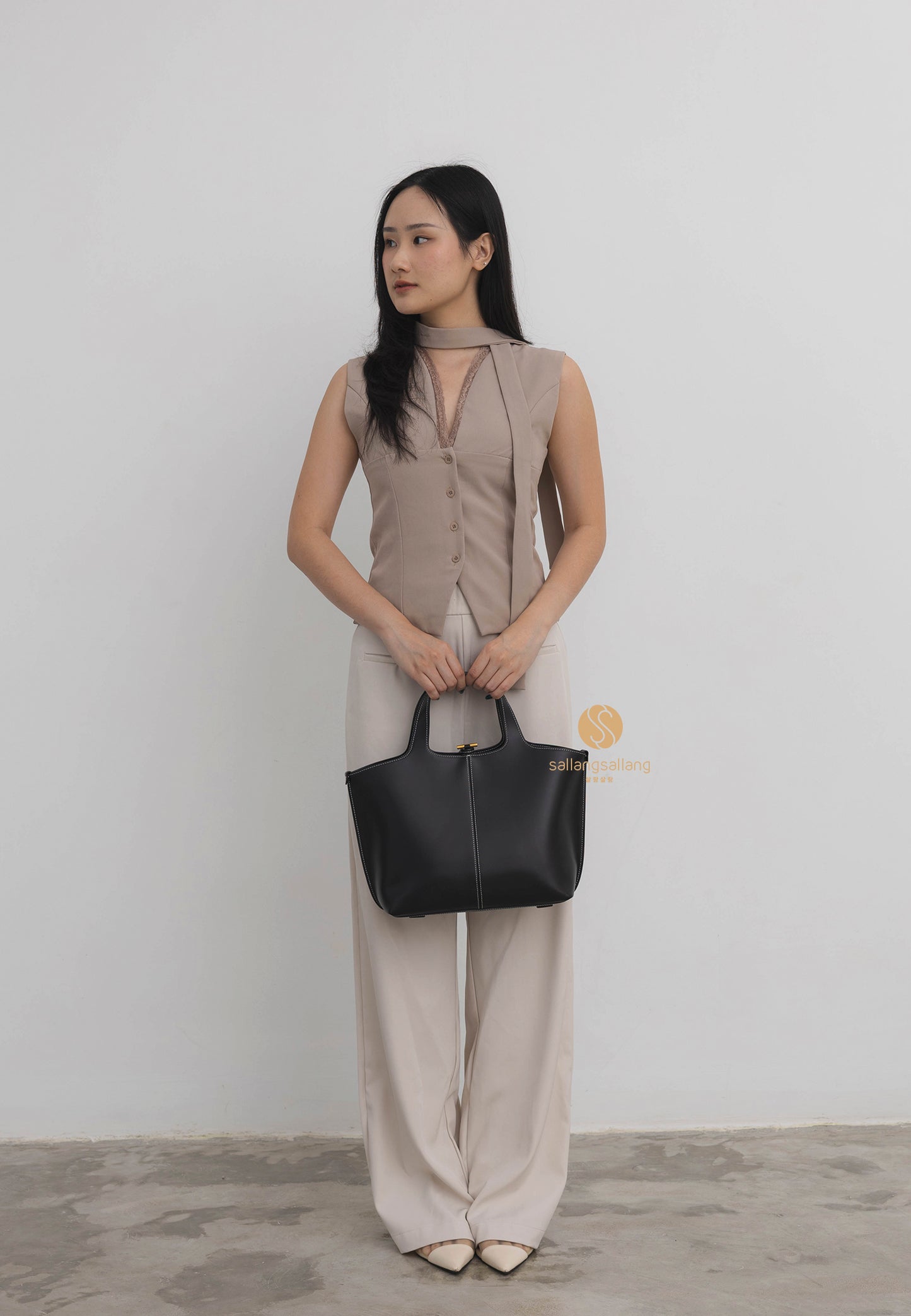 PANIER TOTE BAG soft black