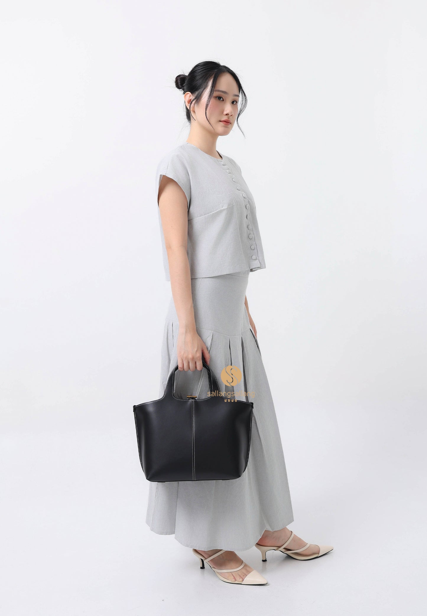 PANIER TOTE BAG soft black