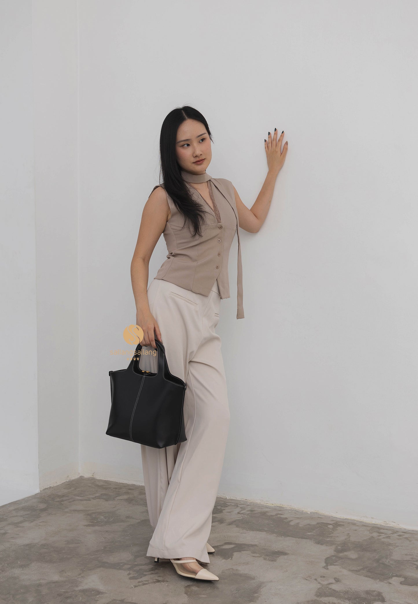 PANIER TOTE BAG soft black