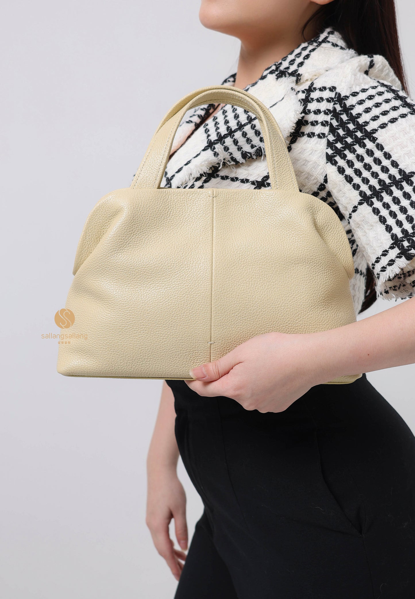 PAVE PETIT BAG hay yellow