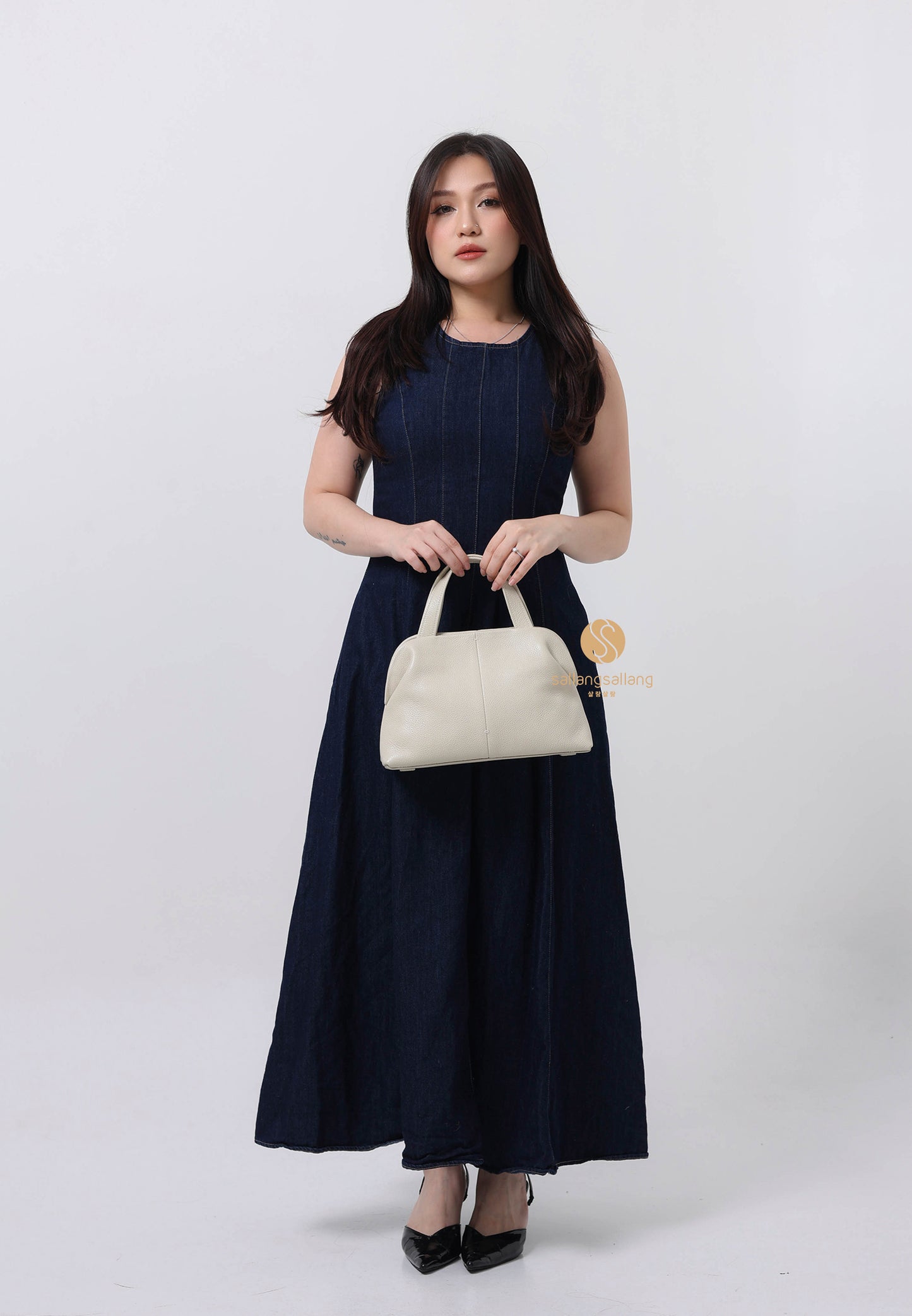 PAVE PETIT BAG misty white