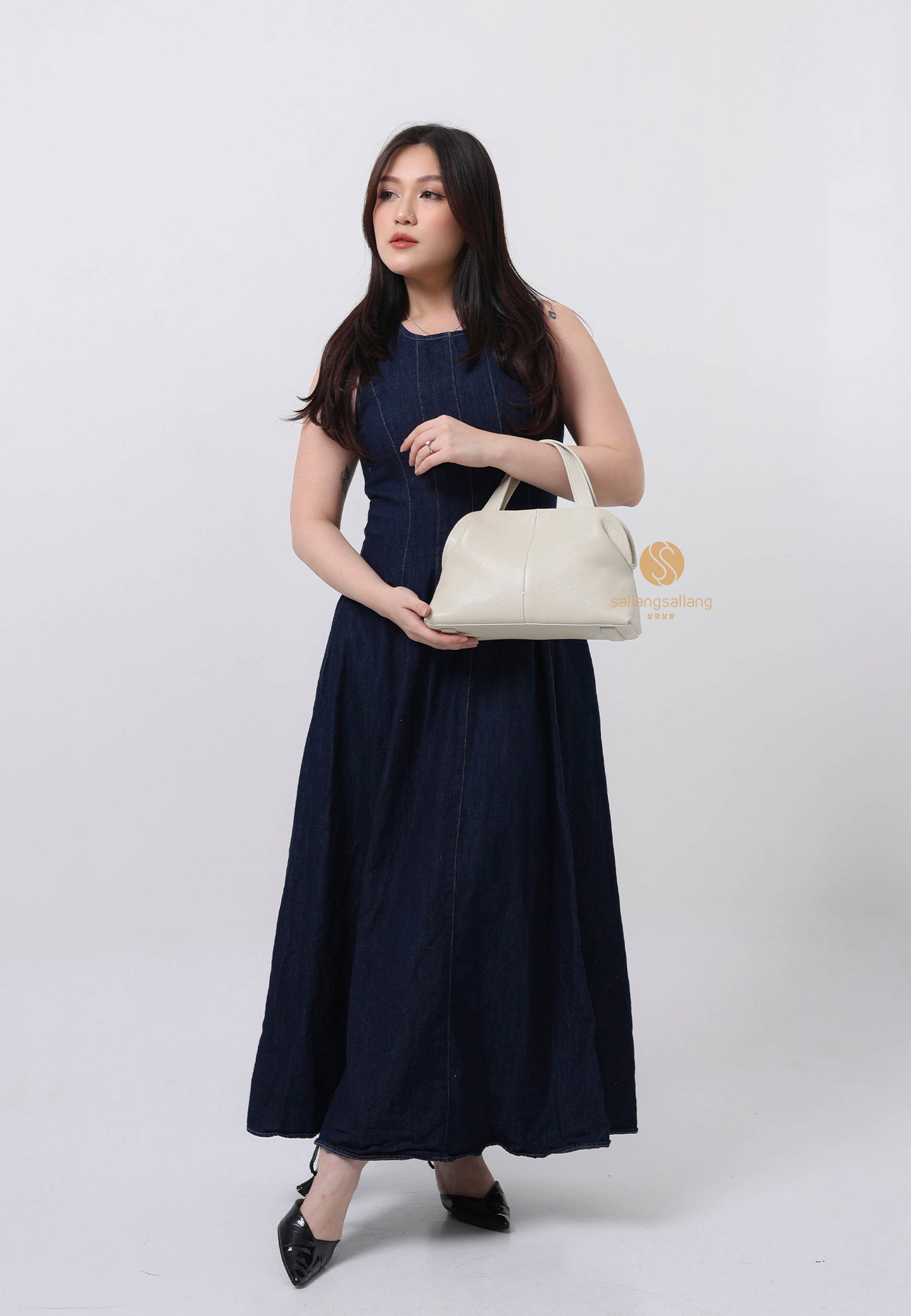 PAVE PETIT BAG misty white