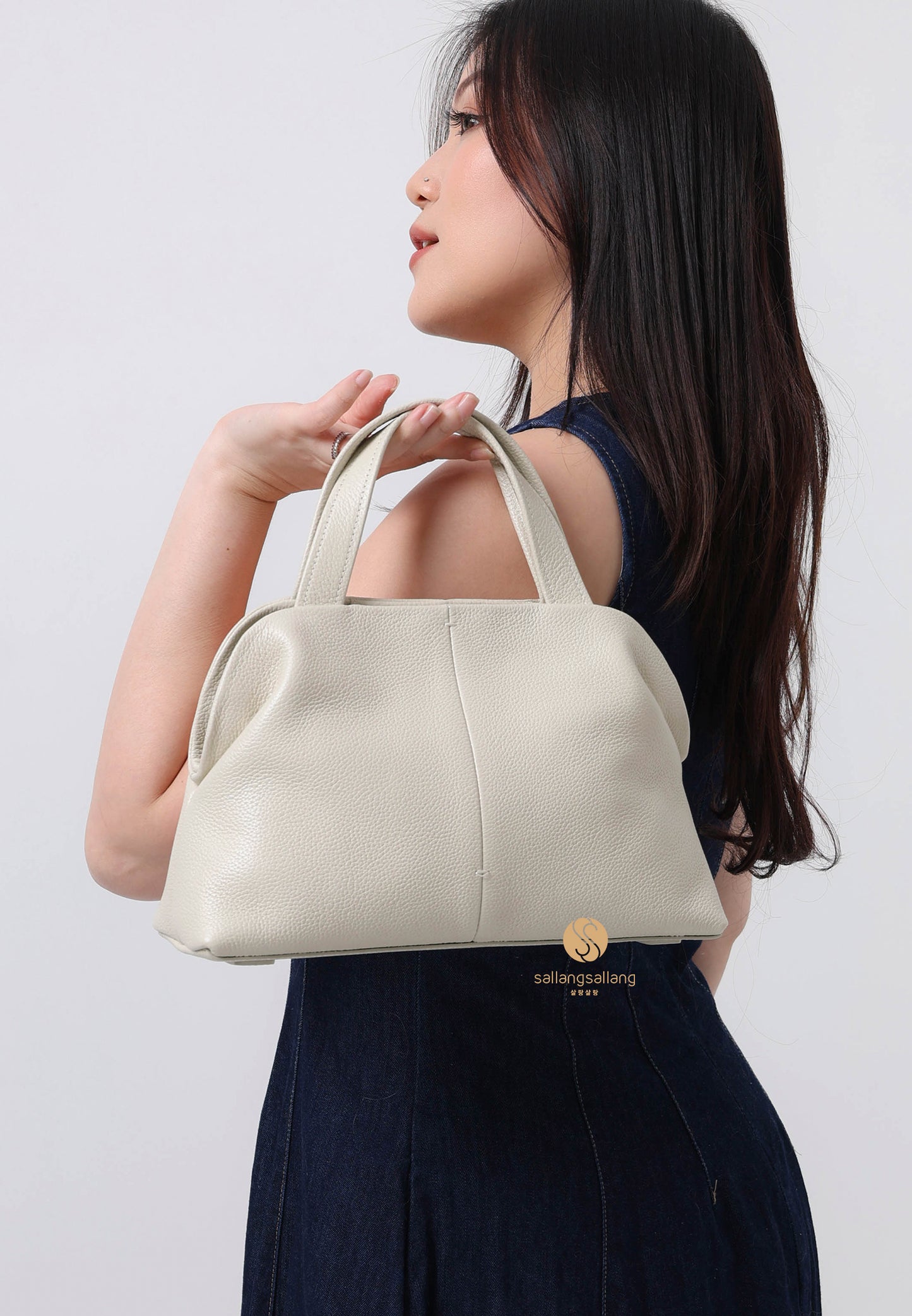 PAVE PETIT BAG misty white