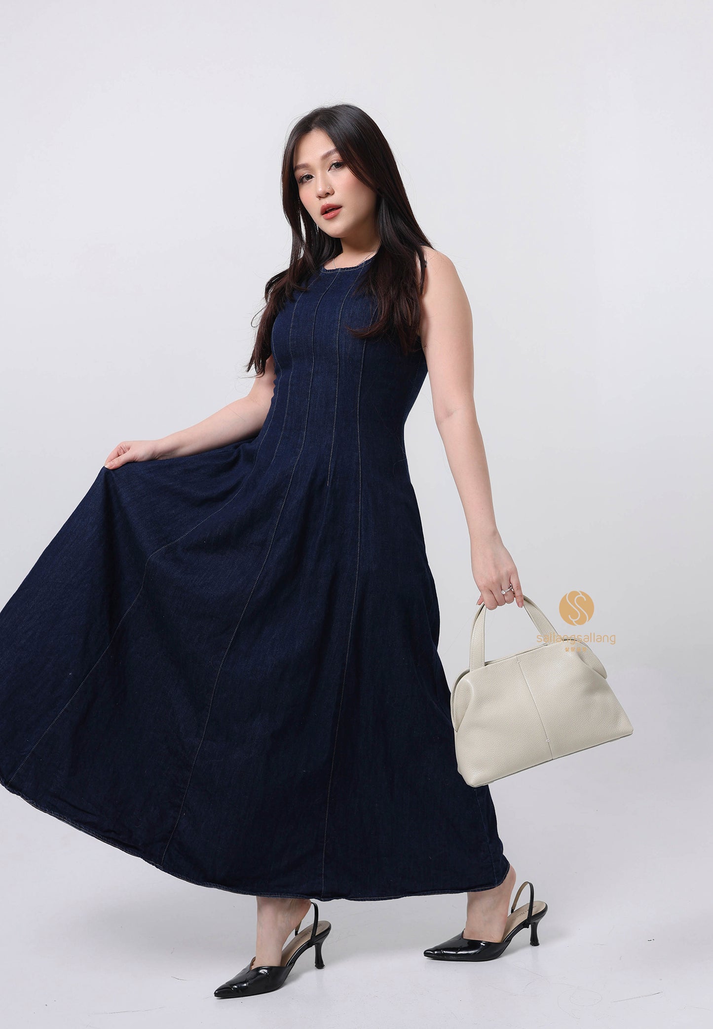 PAVE PETIT BAG misty white