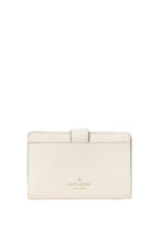 Phoebe Floral Applique Turnlock Medium Wallet Meringue Multi