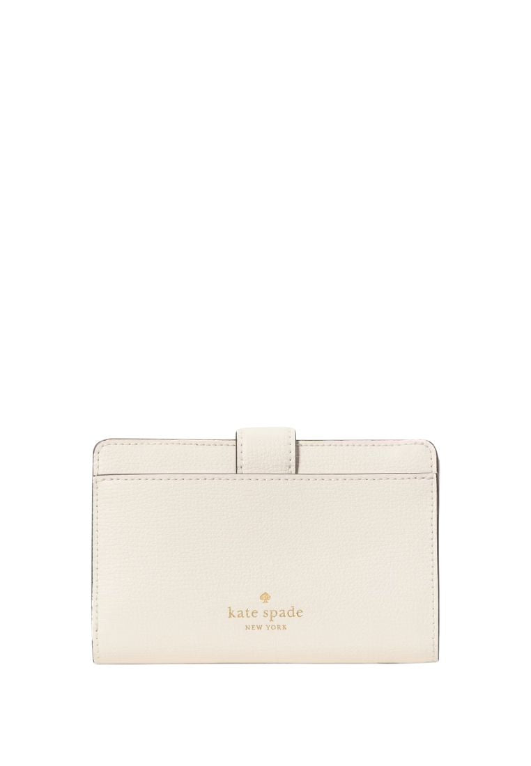 Phoebe Floral Applique Turnlock Medium Wallet Meringue Multi