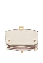 Phoebe Floral Applique Turnlock Wallet-on-Chain Meringue Multi