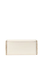 Phoebe Floral Applique Turnlock Wallet-on-Chain Meringue Multi