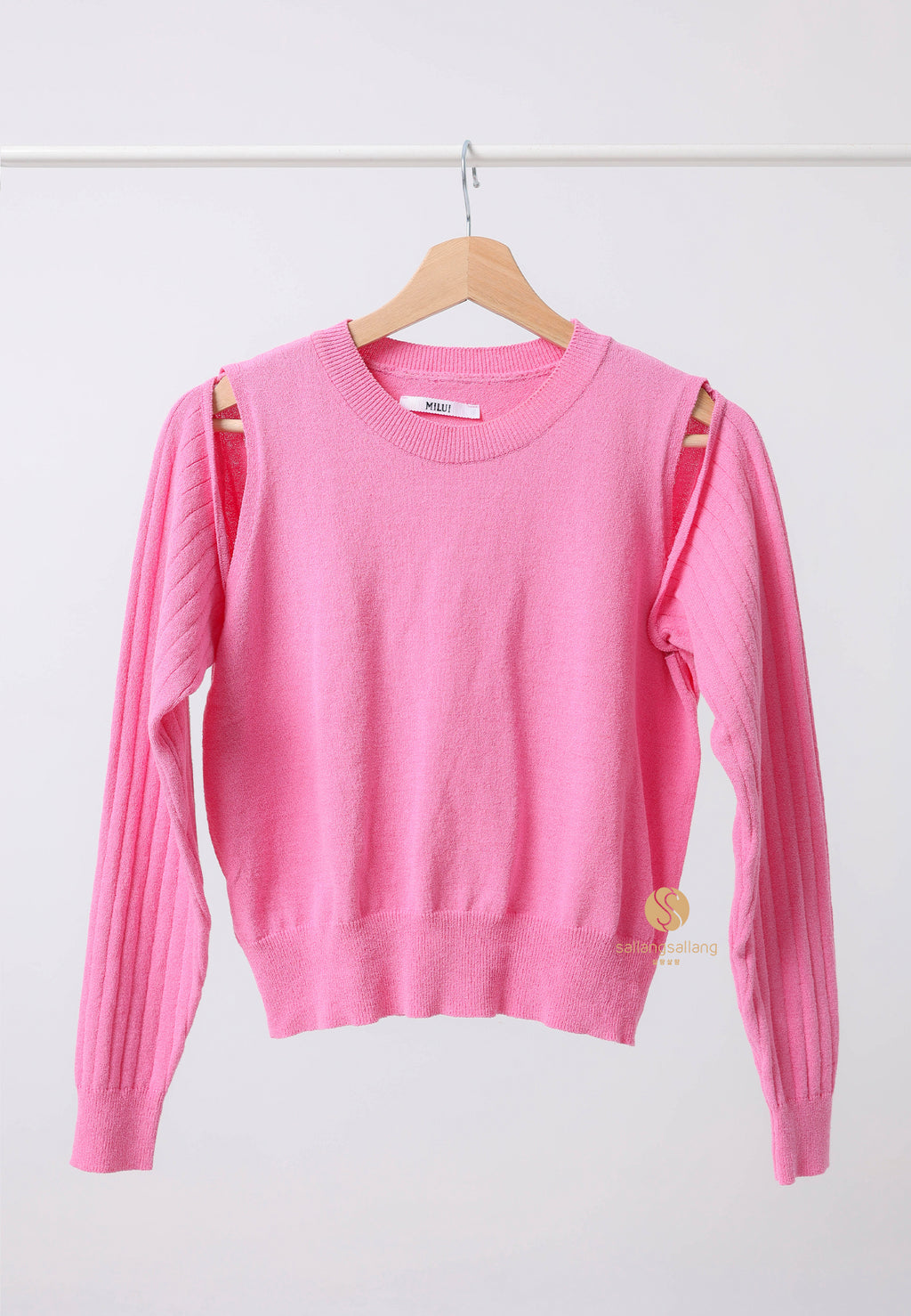 2 Way Cape Layered Knit