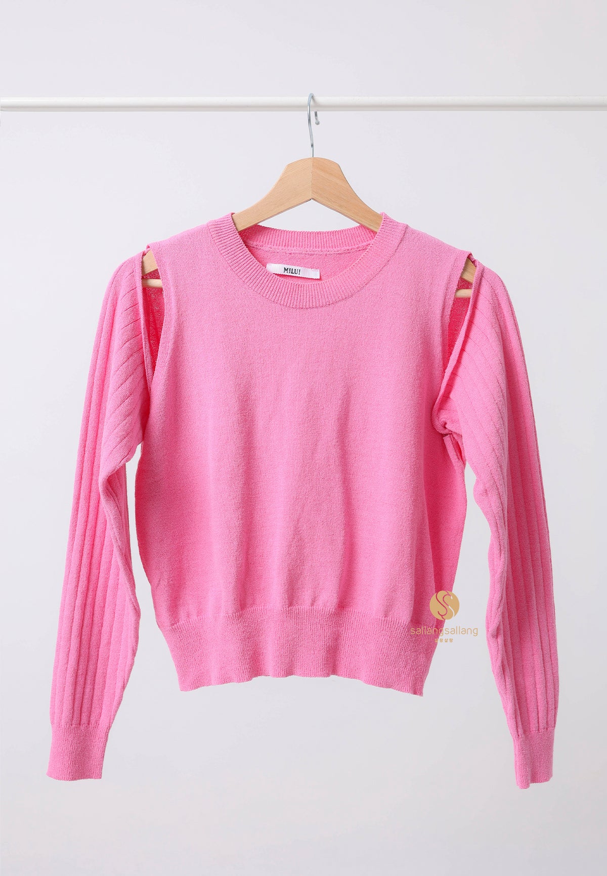 2 Way Cape Layered Knit